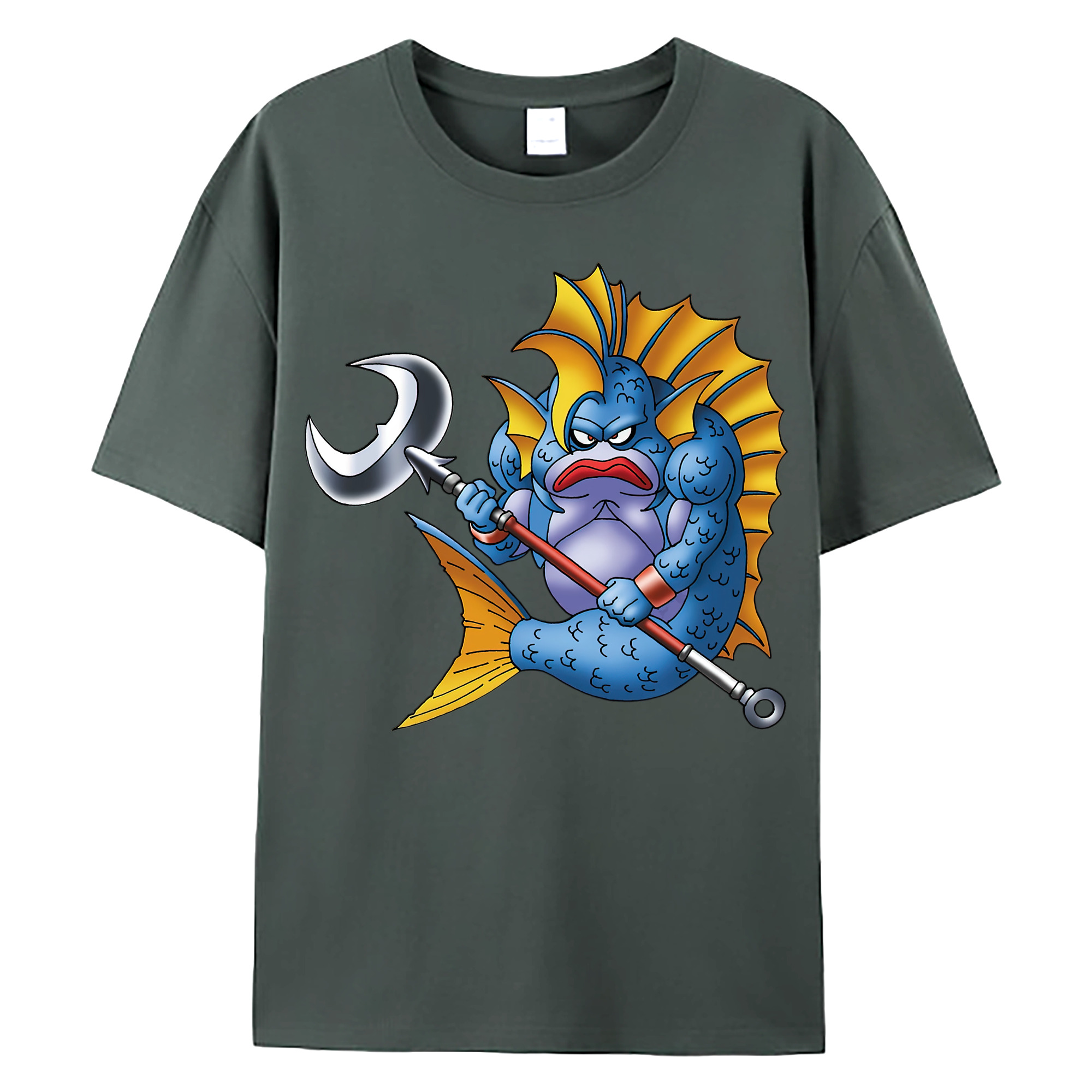 （画像用） ドラゴンクエスト Doragon Kuesuto Dragon Quest 綿100％ メンズ半袖Tシャツ｜肌触りやわらか＆通気性
